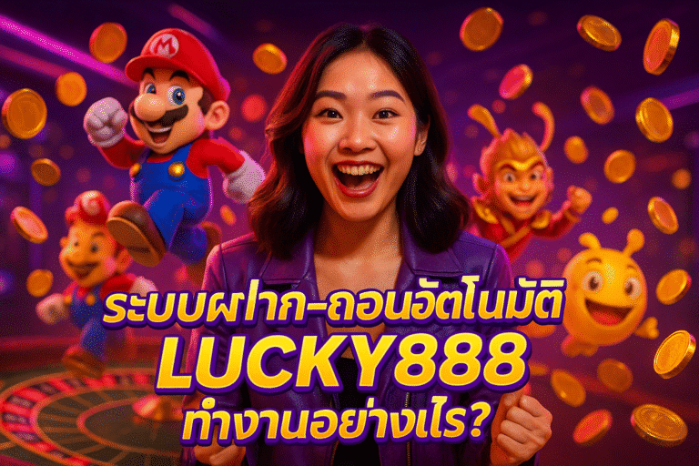 ระบบฝาก-ถอนอัตโนมัติ LUCKY888 ทำงานอย่างไร?
