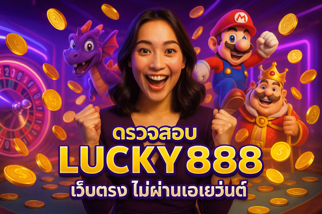 ตรวจสอบ LUCKY888 เว็บตรง ไม่ผ่านเอเย่นต์