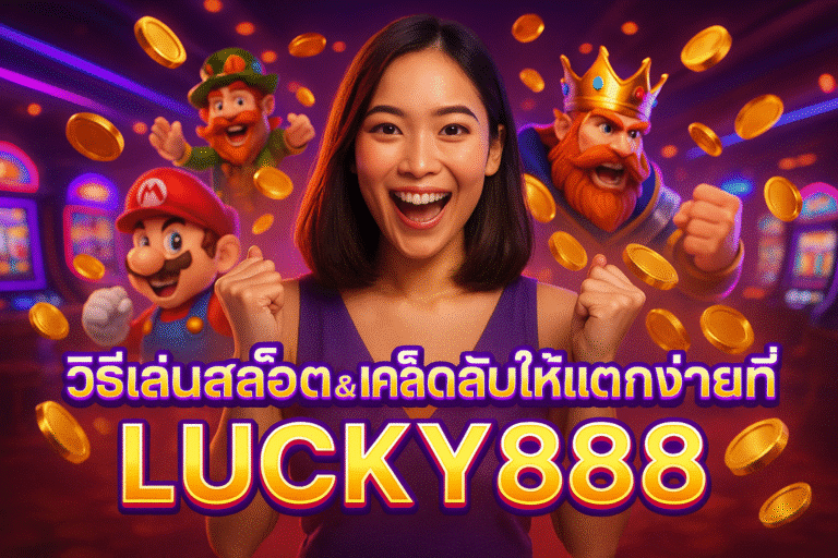 วิธีเล่นสล็อต & เคล็ดลับให้แตกง่ายที่ LUCKY888