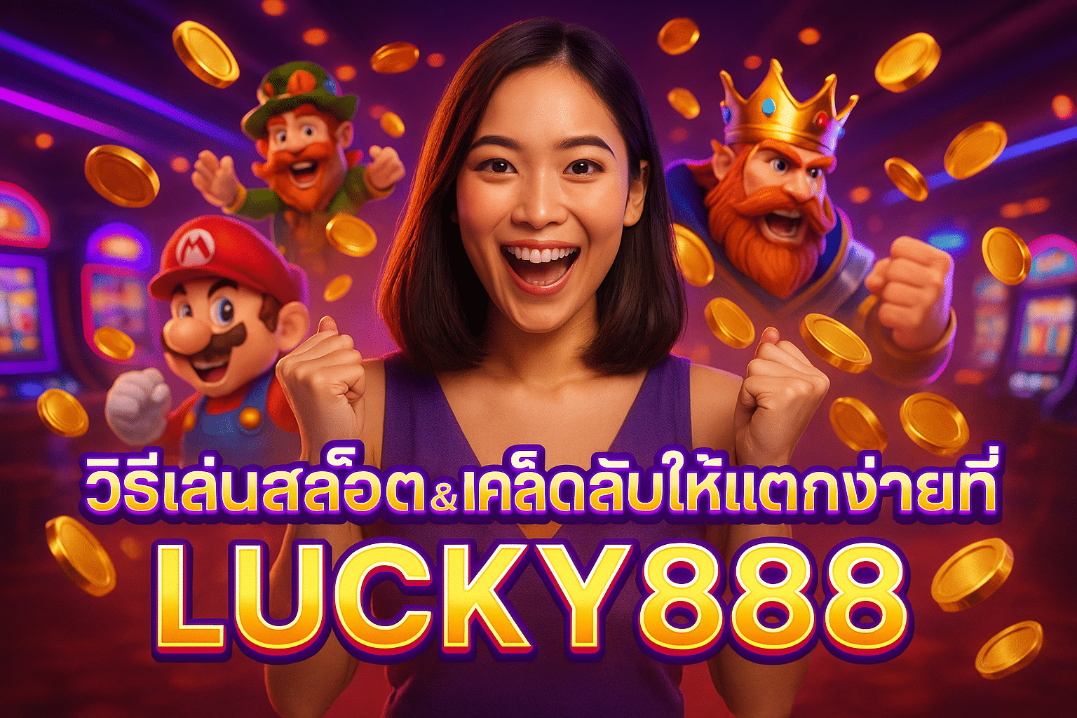 วิธีเล่นสล็อต & เคล็ดลับให้แตกง่ายที่ LUCKY888