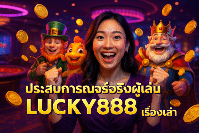 ประสบการณ์จริงผู้เล่น LUCKY888 รีวิว & เรื่องเล่า