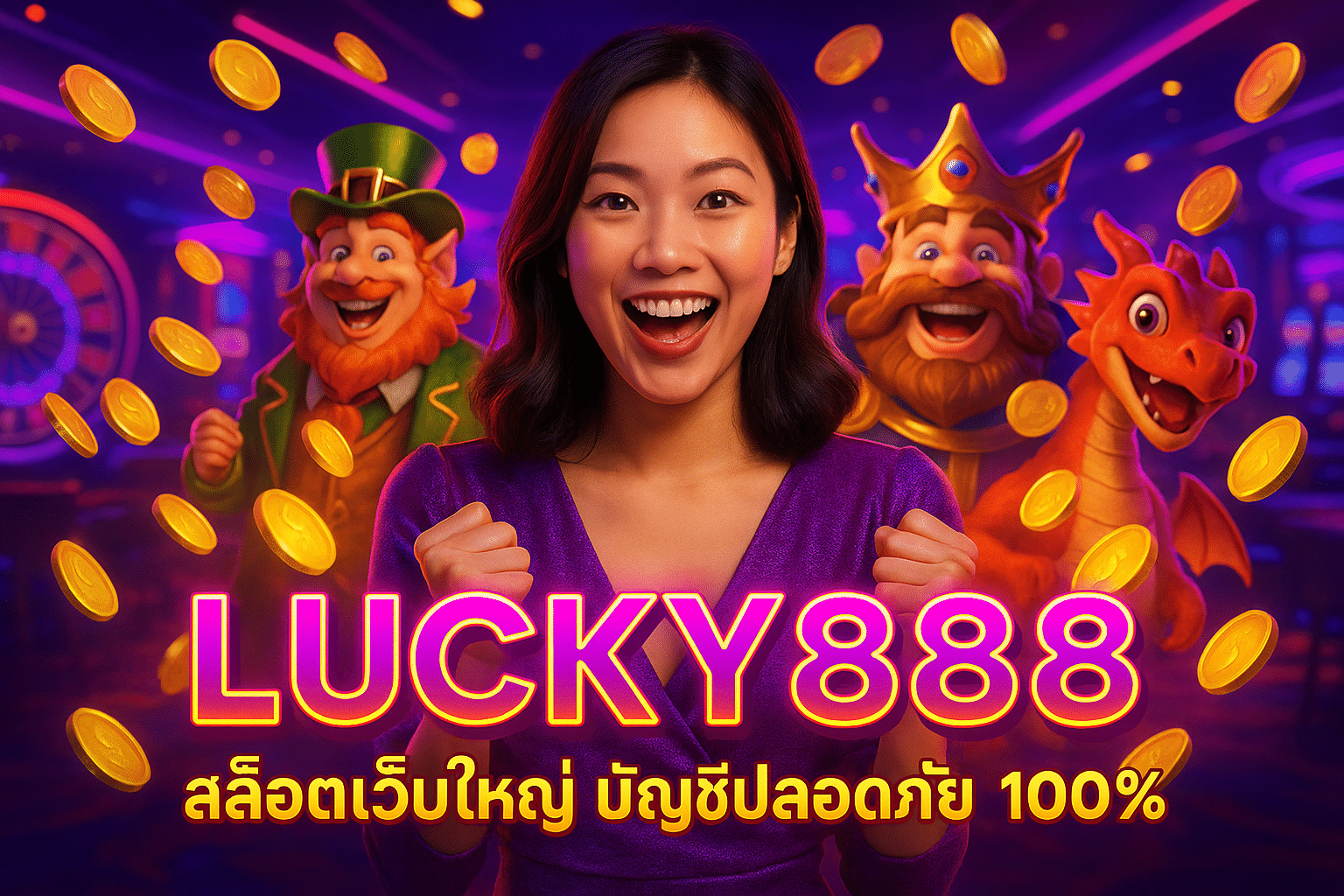 LUCKY888 สล็อตเว็บใหญ่ บัญชีปลอดภัย 100%