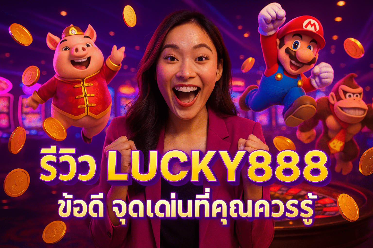 รีวิว LUCKY888 ข้อดี จุดเด่นที่คุณควรรู้