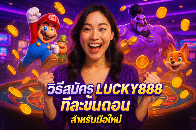 วิธีสมัคร LUCKY888 ทีละขั้นตอน สำหรับมือใหม่